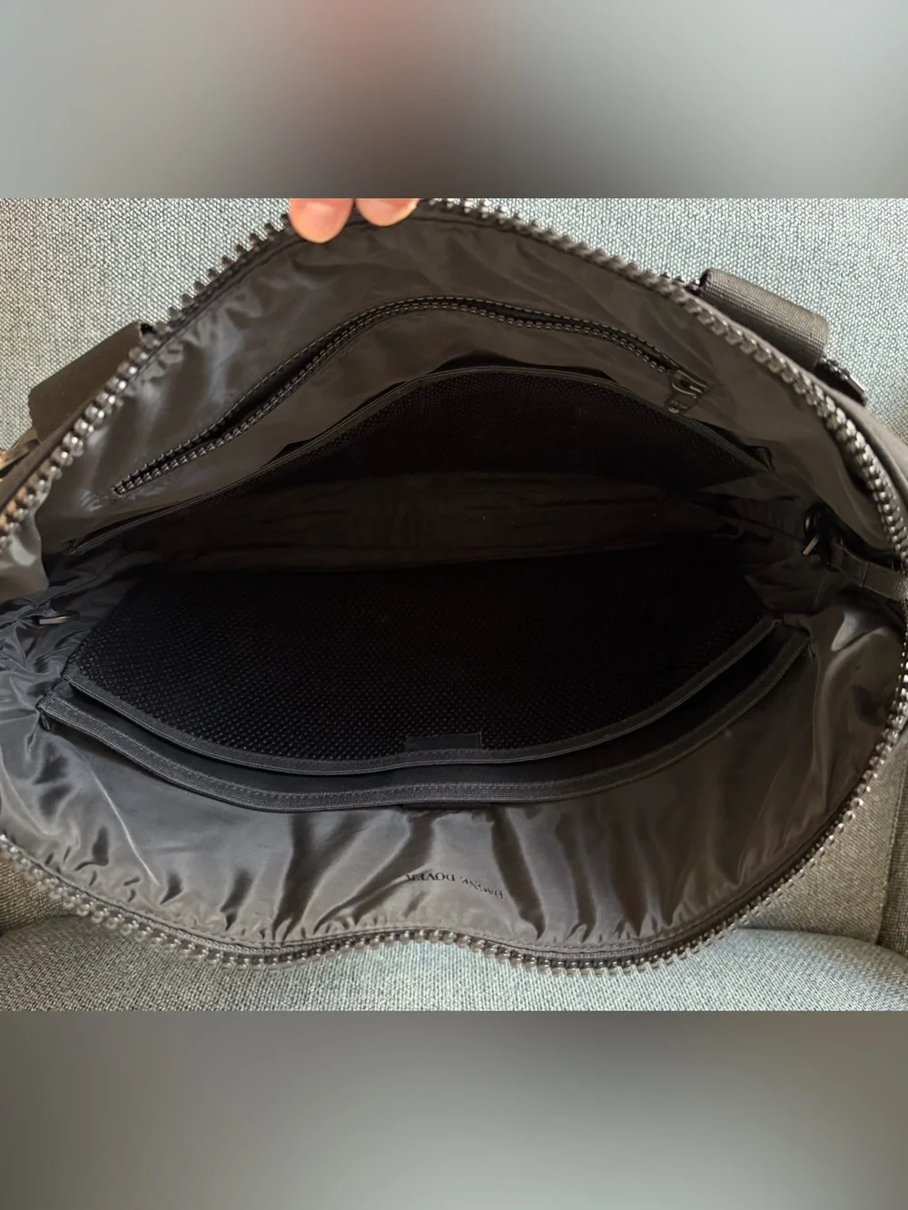 Dagne Dover Ryan - Black Laptop Brief with Front Pocket